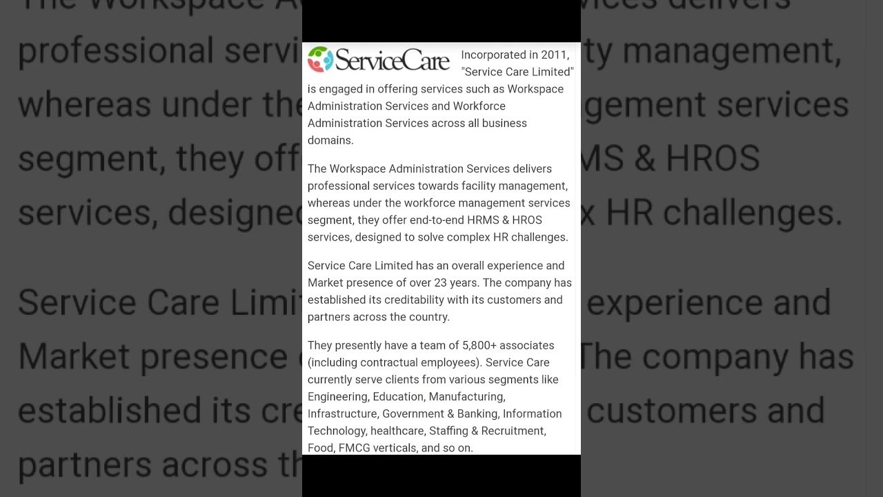 SERVICE CARE IPO | SERVICE CARE IPO DETAILS | SERVICE CARE IPO PRICE | SERVICE CARE IPO TIMETABLE