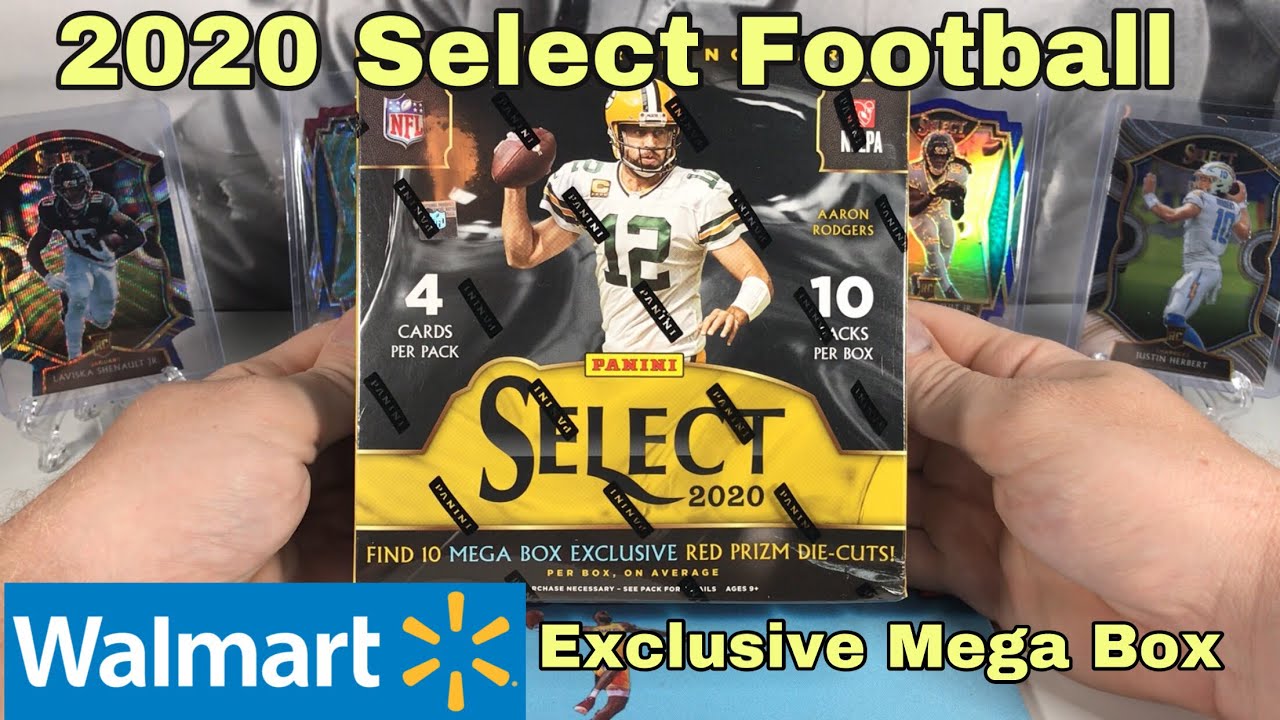 2020 Select Football Mega Box *Walmart Exclusive* (Red Prizm Die-Cuts)