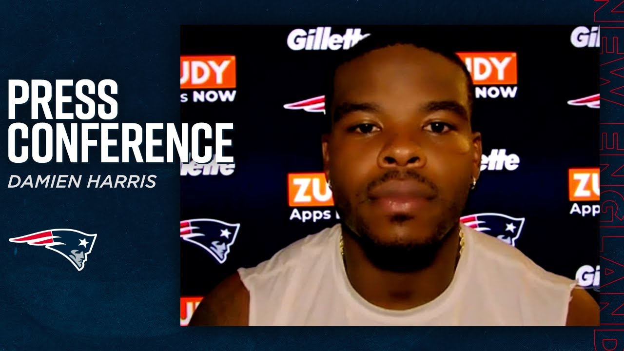 Damien Harris Talks 'Special' Running Back Room | Press Conference (New England Patriots)
