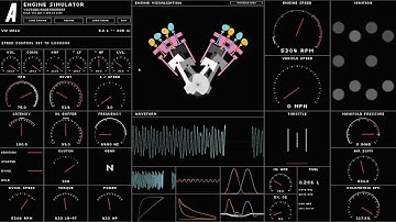 Engine Sim - VW Group W10/WR10 engine (hypothetical)