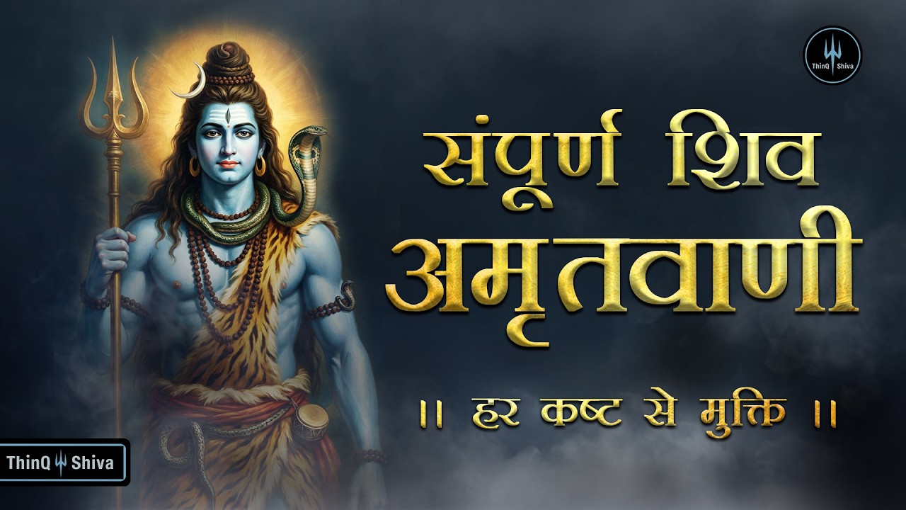 संपूर्ण शिव अमृतवाणी|Most Powerful Shiv Amritvani | to Remove Negativity | सुबह शिव अमृतवाणी