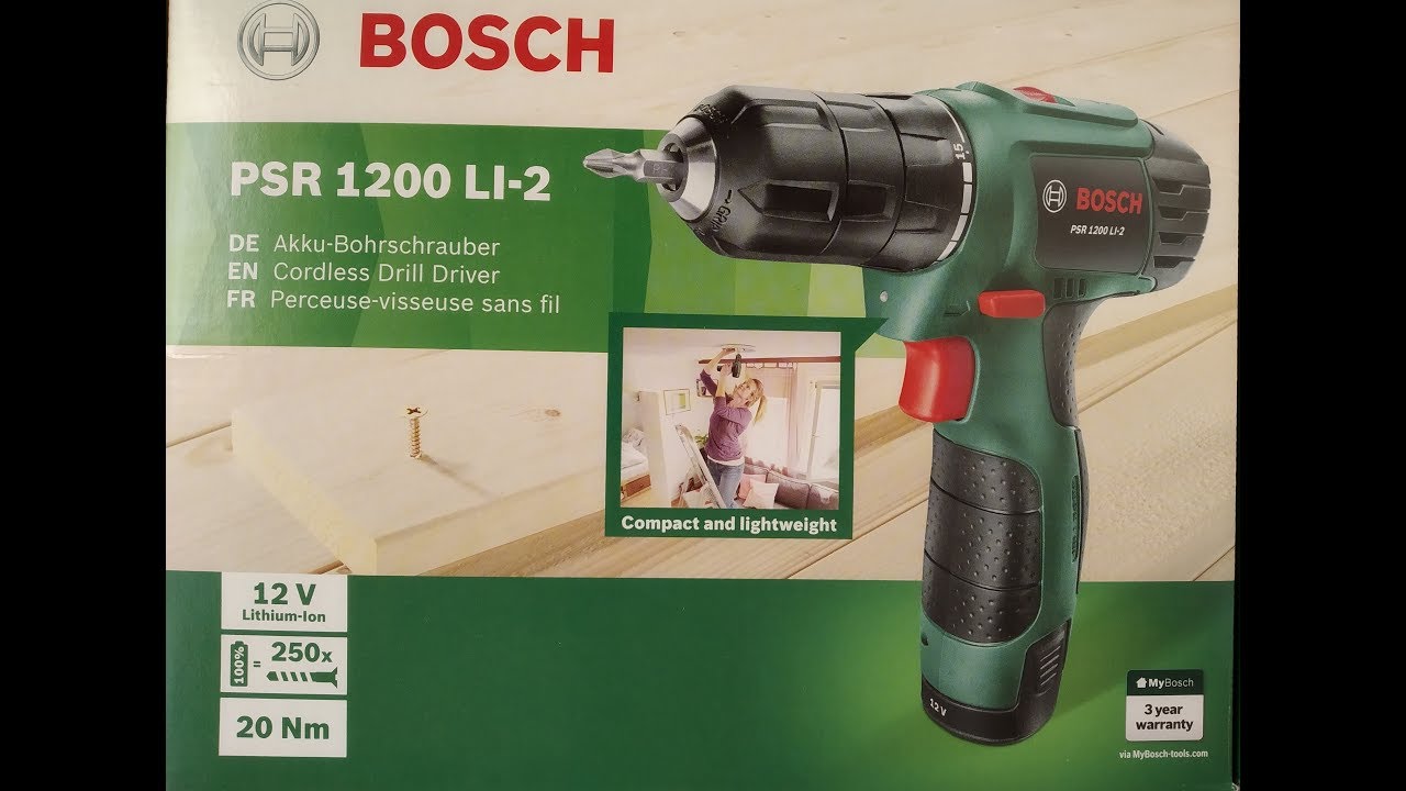 Présentation Perceuse BOSCH PSR 1200 YouTube