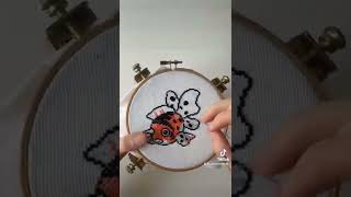 Pokemon Cross Stitch Timelapse | GOTTA STITCH ‘EM ALL (KANTO EDITION) PT. 1 (Seaking)