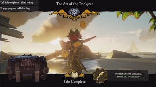 Art Of the Trickster Tall Tale! Full Guide All Commendations! Sea Of Thieves