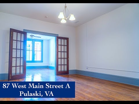 87 West Main Street A - Pulaski VA - Apartment Walkthrough - 4K by Matt Weinberger