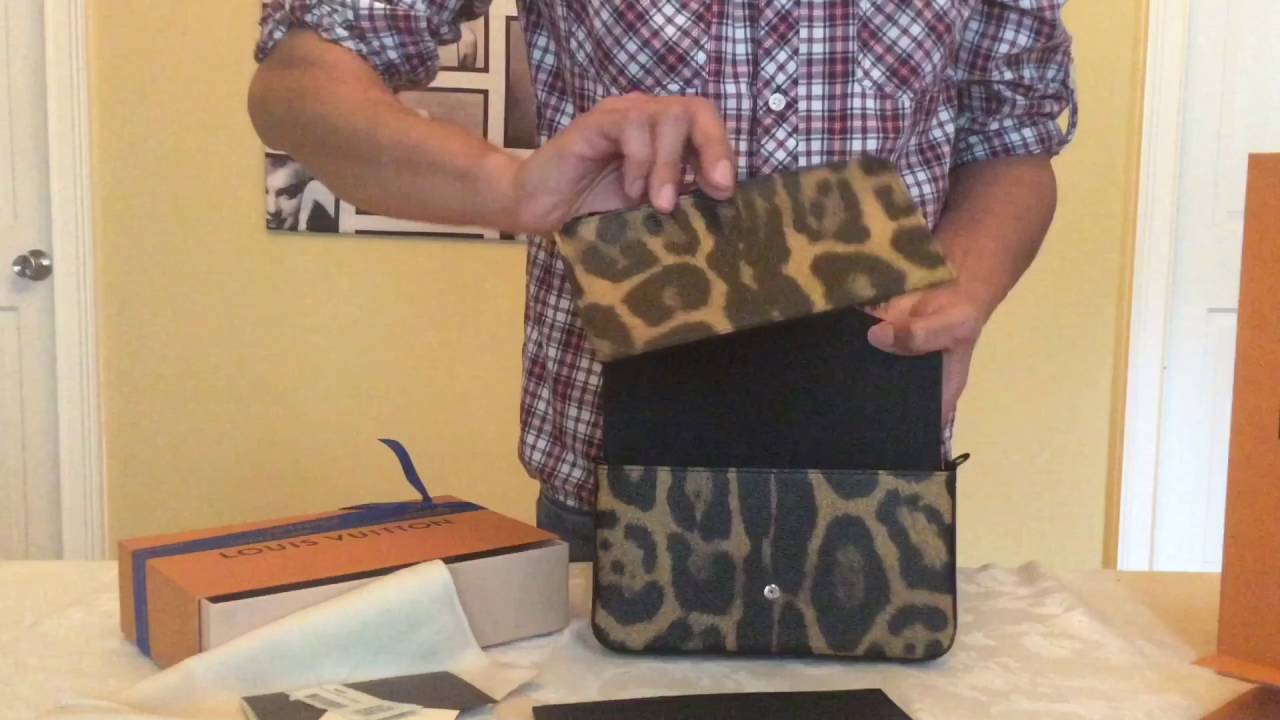 Louis Vuitton Pochette Felicie Wild Animal Print Limited Edition - YouTube