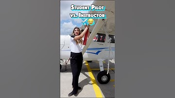 Student Pilot vs. Flight Instructor ✈️ #aviation  #humor #pilot #fly #epicflightacademy