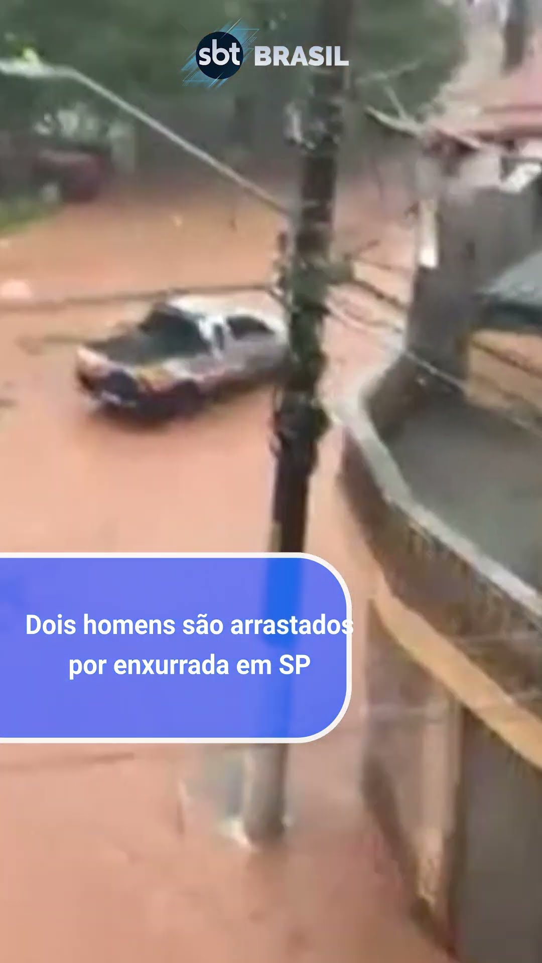 Homens são arrastados por enxurrada em São Paulo; um segue desaparecido | SBT Brasil (05/12/24)
