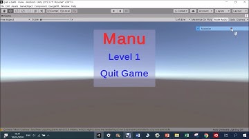 Unity VR Build a game menu