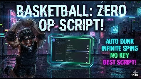 Basketball: Zero New Script, Auto Dunk & Infinite Spins & more - 2025