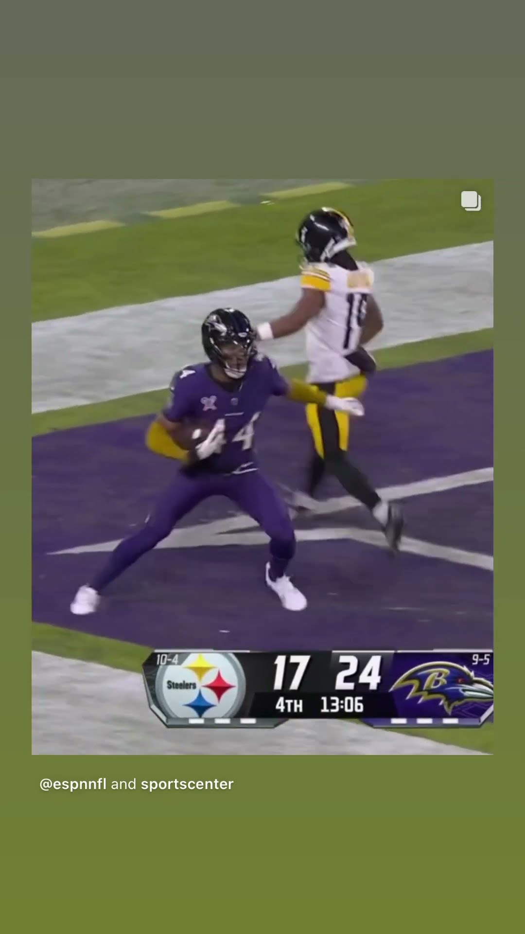 He picked off Russ #hoodnews #ravens #steelers #football #russellwilson #MarlonHumphrey #omg #how