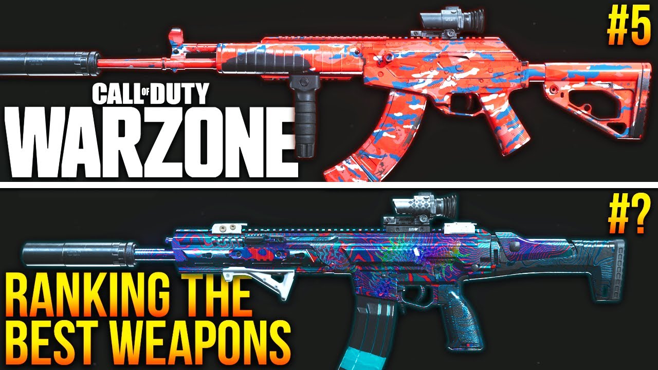 Call Of Duty WARZONE: RANKING The TOP 5 BEST WEAPONS! (WARZONE Best