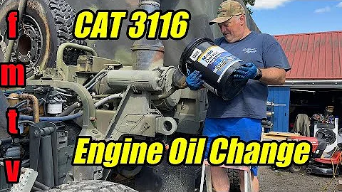 FMTV CAT 3116 Engine Oil Change