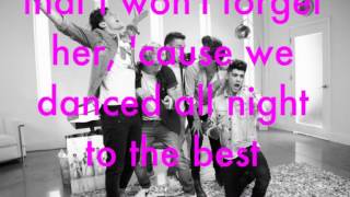 Best Song Ever - One Direction - Lyrics on screen