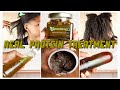 REAL PROTEIN TREATMENT | GREEN BEAUTY PRODUCT REVIEW | DIY AYURVEDIC PROTEIN TREATMENT | BLACK OWNED