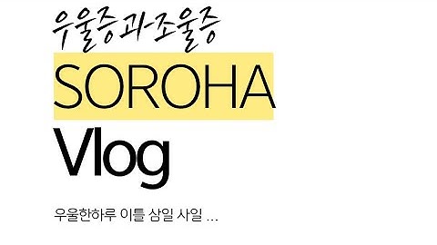 우울증 조울증 그 어딘가 행복을 찾아서