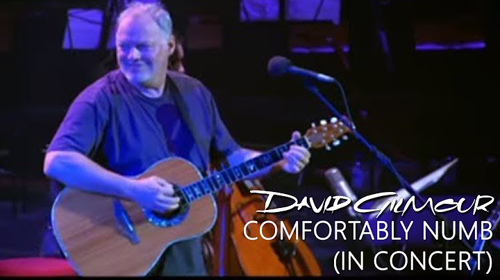 Comfortably Numb Unplugged version - Unplugged performance video thumbnail