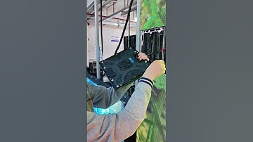 Is this a perfect installation？ #ledscreen #leddisplay #ledvideowall #ledmodule #eagerled