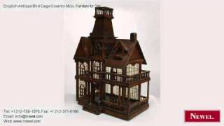 English Antique Bird Cage Country Misc. Furniture for Sale