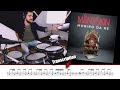 MANESKIN Morirò Da Re DRUM COVER Transcription