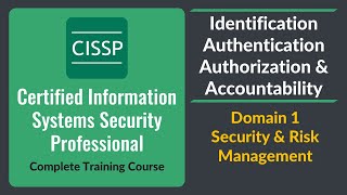 CISSP - Identification, Authentication, Authorization and Accountability - IAAA - Domain 1