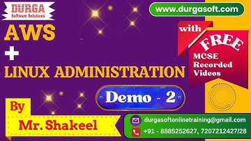 AWS + LINUX Administration tutorials || Demo - 2 || by Mr. Shakeel On 08-04-2025 @6AM IST