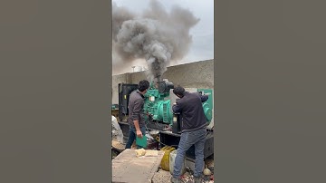 What’s the problem of this diesel generator?