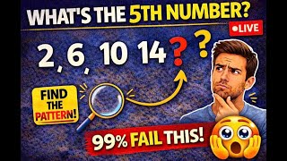 🔢 What’s the 5th Number | LIVE Brain Test (Only Sharp Minds Solve This 😱)