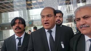 Imran Khan's Lawyer Barrister Salman Safdar Media Talk after Cipher Hearing in Islamabad High Court