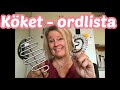 Lär dig svenska - köket - ordlista - Learn Swedish - 71 undertexter
