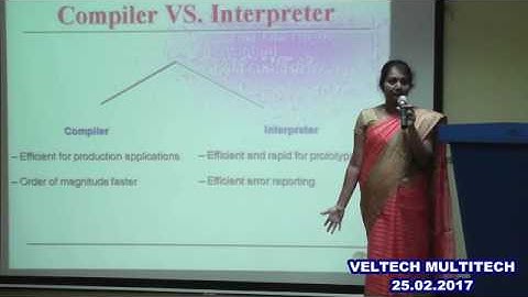 VELTECH MULTITECH DEPT OF CSE GUEST LECTURE - 25.02.2017
