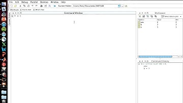 Main Windows in MATLAB