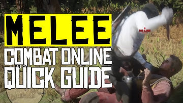 Melee Combat - RDR2 ONLINE Quick Guide - Red Dead Redemption 2