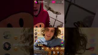 Justin Bieber vibing on Instagram live!