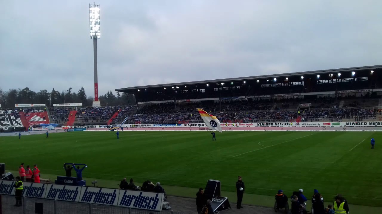 Badnerlied - Karlsruher SC - Werder Bremen II (27.01.2018) - YouTube