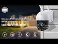 Ctronics caméra IP WiFi PTZ - Ctronics CTIPC-285C - App Ctronics - Caméra de surveillance IP66
