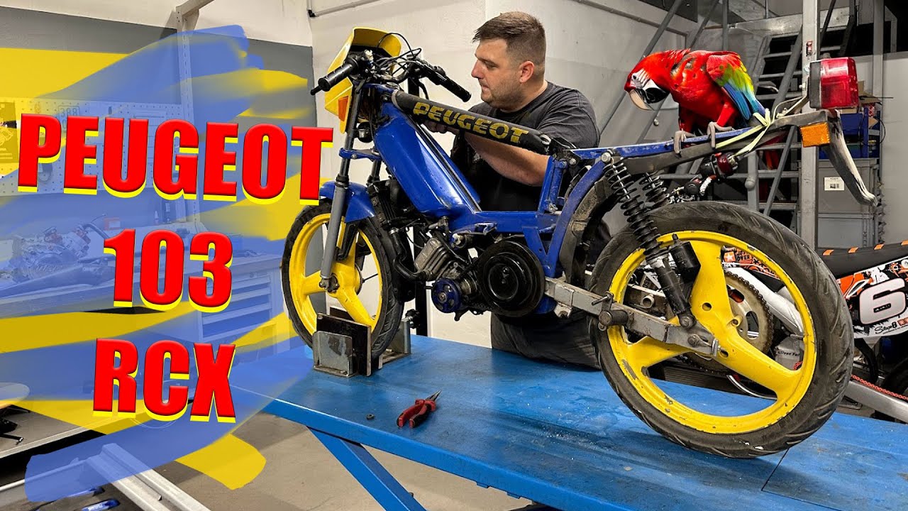 Peugeot 103 RCX Projekt TEIL 2 - YouTube