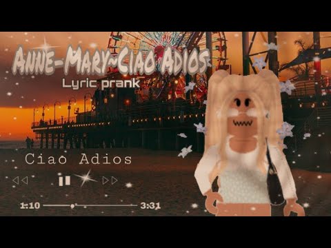 Osptyhkpk Lxzm - youtube roblox music videos ciao adios