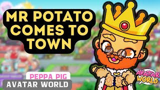PEPPA PIG in AVATAR WORLD | Mr Potato Comes To Town🥔
