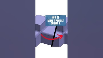 How to make a Perfect corner #solidworks