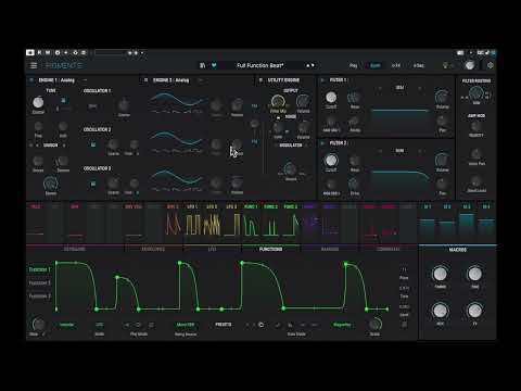 Using Virtual Analog basic waveforms to create an electronic drums sequence