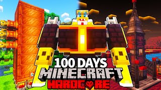 I Survived 100 Days In STEAMPUNK Minecraft Hardcore