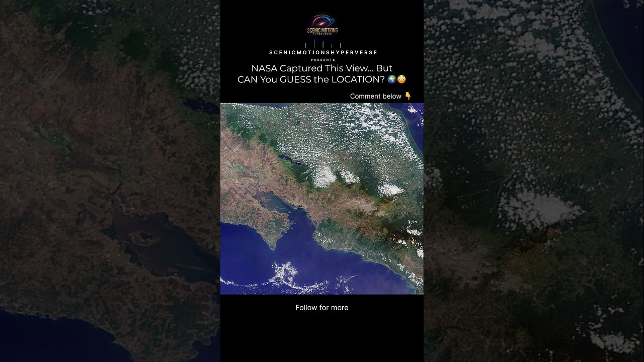 NASA Took This Photo… Can You Guess Where on Earth It Is? 🌍🤯