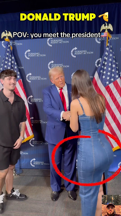 Donald Trump with Beautiful Girl 😳😳 #donaldtrump #trump #trumpnews #beautiful #girl #usa #shorts