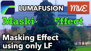 Text behind subject Tutorial, Masking Effect done using LumaFusion only