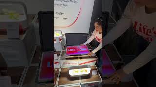 LG prototype. A tablet and a screen with speakers folding into a briefcase. Life’s good series.