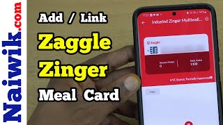How to Add / Link Zaggle Zinger Meal Card in Mobile app screenshot 4