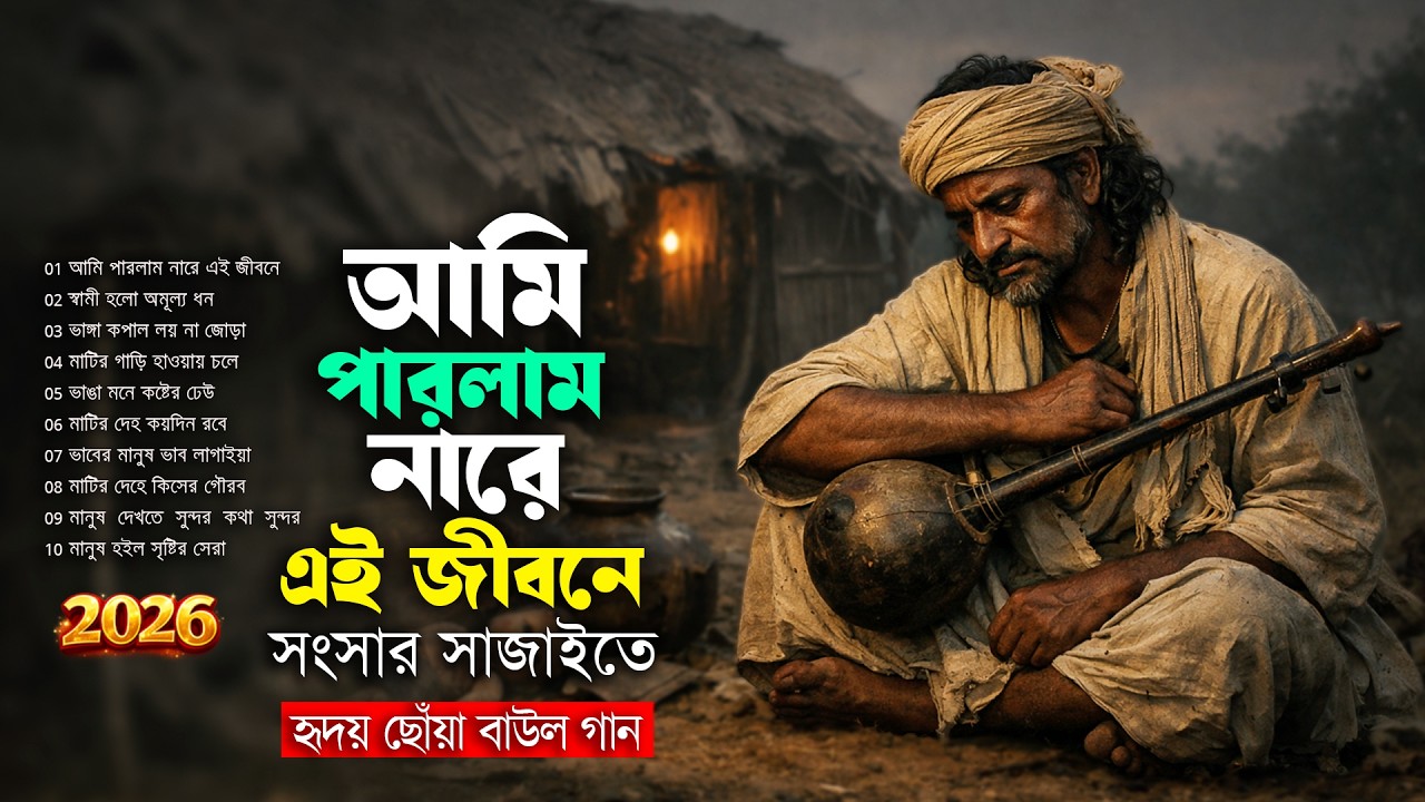 আমি পারলাম নারে এই জীবনে | হৃদয় ছোঁয়া কষ্টের বাউল গান | Liton Roy Baul Song 2026 | Lucky Music