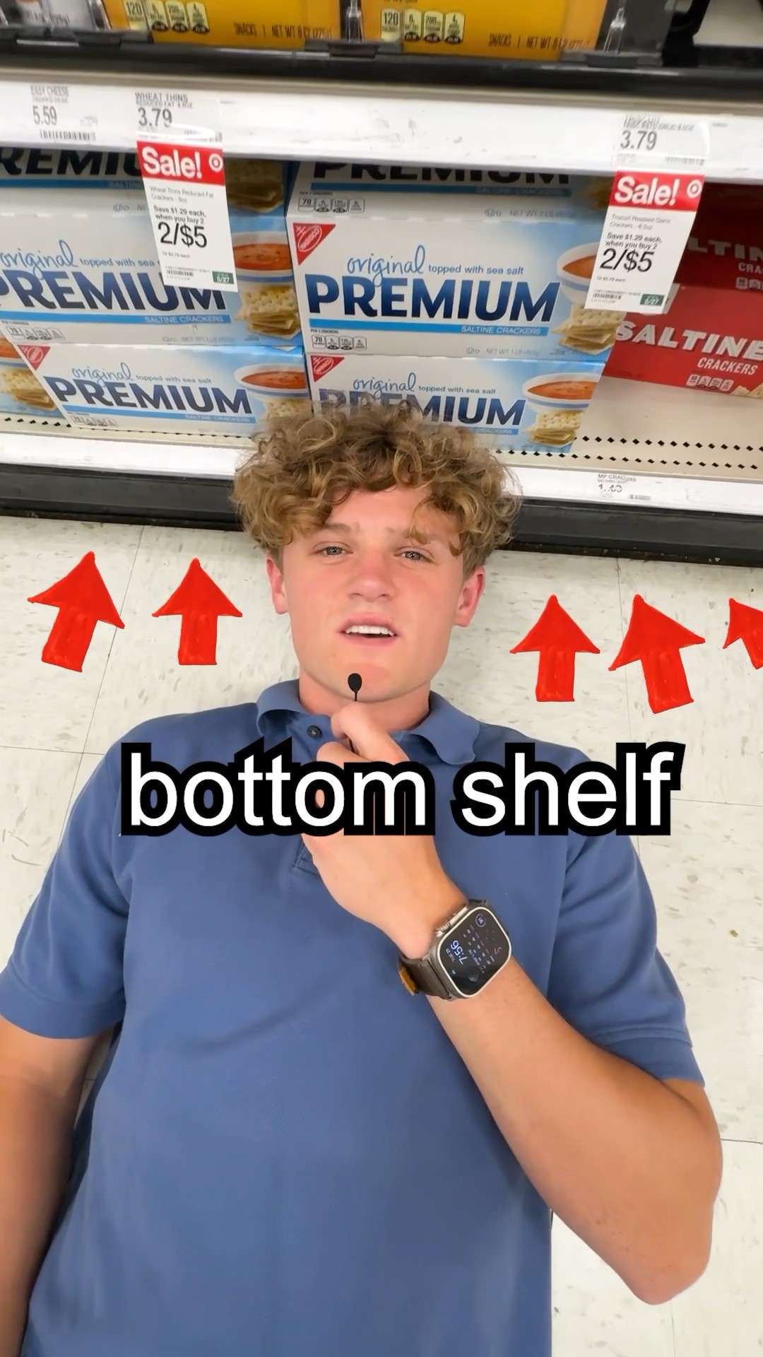 bottom shelf