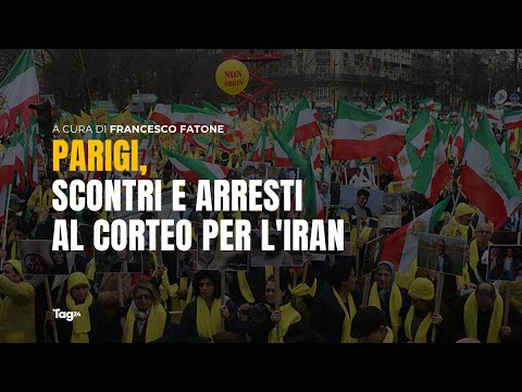 Parigi, manifestazione contro la repressione in Iran: scontri con la Polizia e decine di arresti